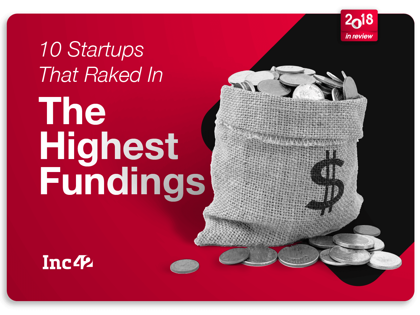 Biggest fundings of the indian startup ecosystem