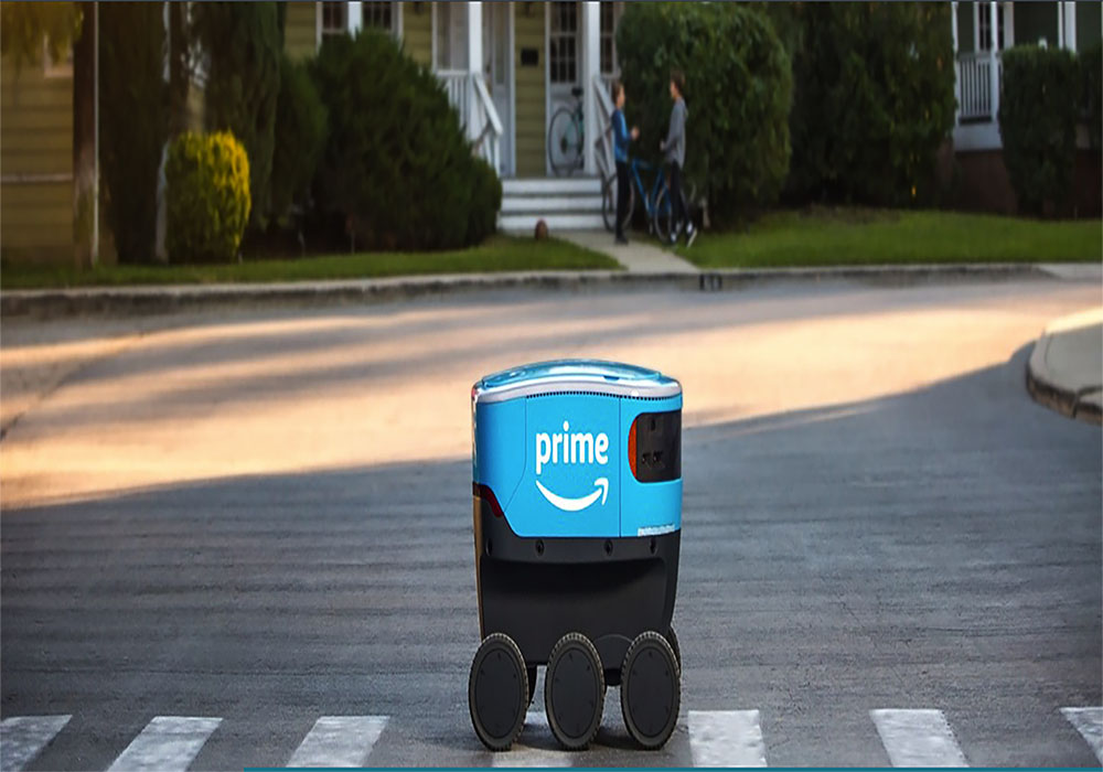 Amazon Shows Off Its 'Adora Bots' Amazon Scout High-Tech Delivery